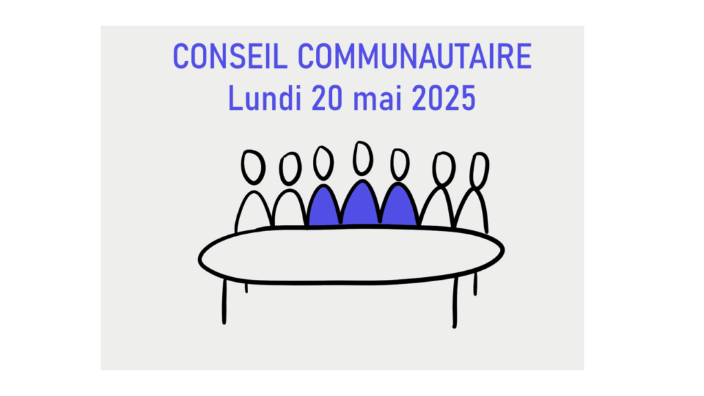 Conseil communautaire lundi 20 mai 2025