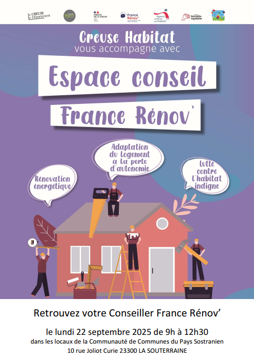 Permanence Habitat – conseils et aides sur la rénovation des logements – Lundi 22 Septembre 2025 – Sur rendez-vous