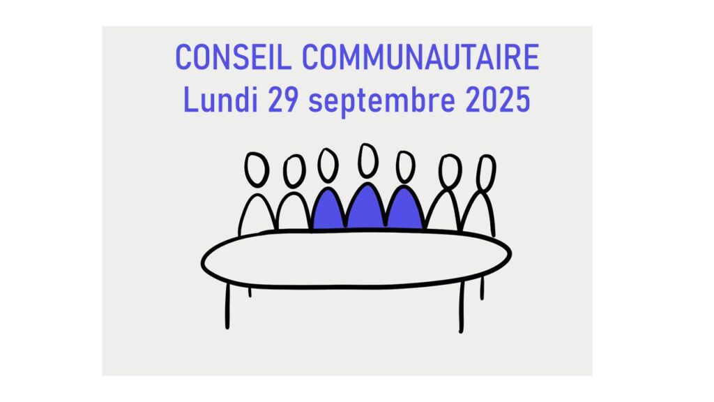 Conseil communautaire Lundi 29 Septembre 2025