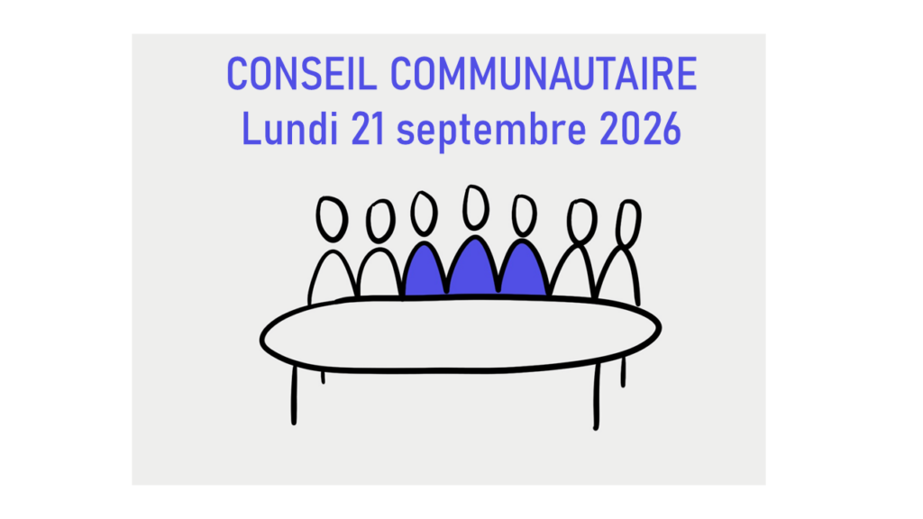 Conseil communautaire du 21 septembre 2026